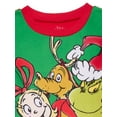 thumbnail image 3 of How The Grinch Stole Christmas Toddler Boys or Girls Long Sleeve Top and Pants Pajama Set, 2-Piece, Sizes 12M-5T, 3 of 4