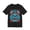 Black, variant on All-Seeing Skull Illustration Tee Winged Skull Third Eye Roses T-Shirt