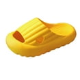 thumbnail image 3 of WUANDIXFA Kids Cloud Slides Boys Girls Slippers Slip-On Slide Sandals Non-Slip Kids Shower Shoes Bathroom Pool Indoor and Outdoor (Yellow, 1), 3 of 5