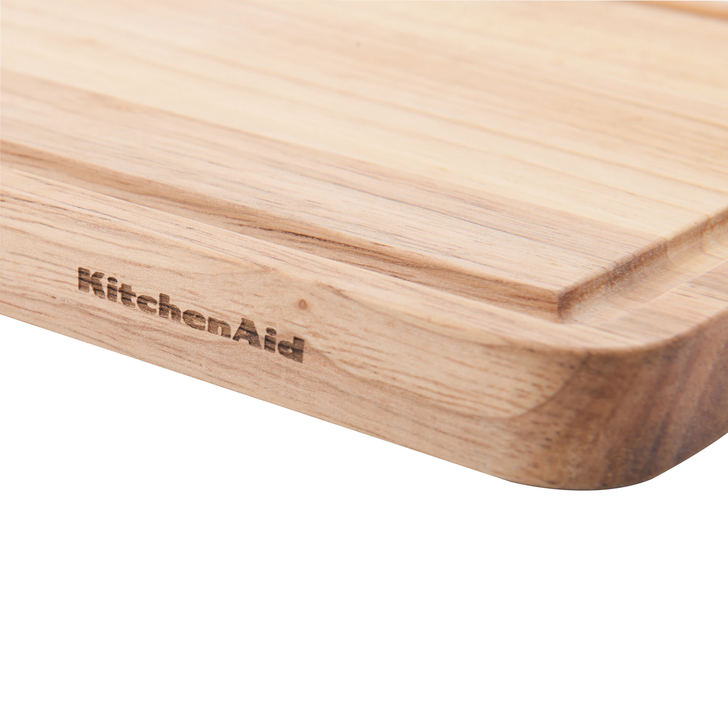 Kitchenaid Classic Rubberwood Cutting Board, 8-inches x 10-inches, Natural