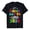 8Black45, variant on Girl's T-Shirts Short Sleeve Graphic Tees With Letter Prints Casual Graduation T Shirts For Children Youth Home Lounging Stylish Tops