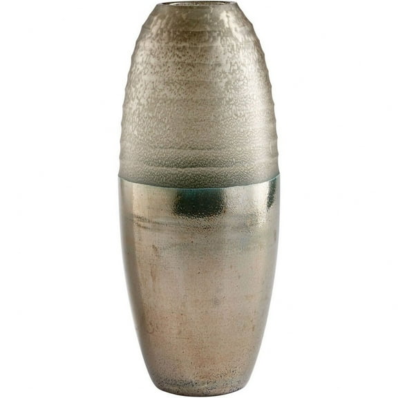 Cyan lighting - Vase - Large Around the World Vase - 6.5 Inches Wide by 15.5