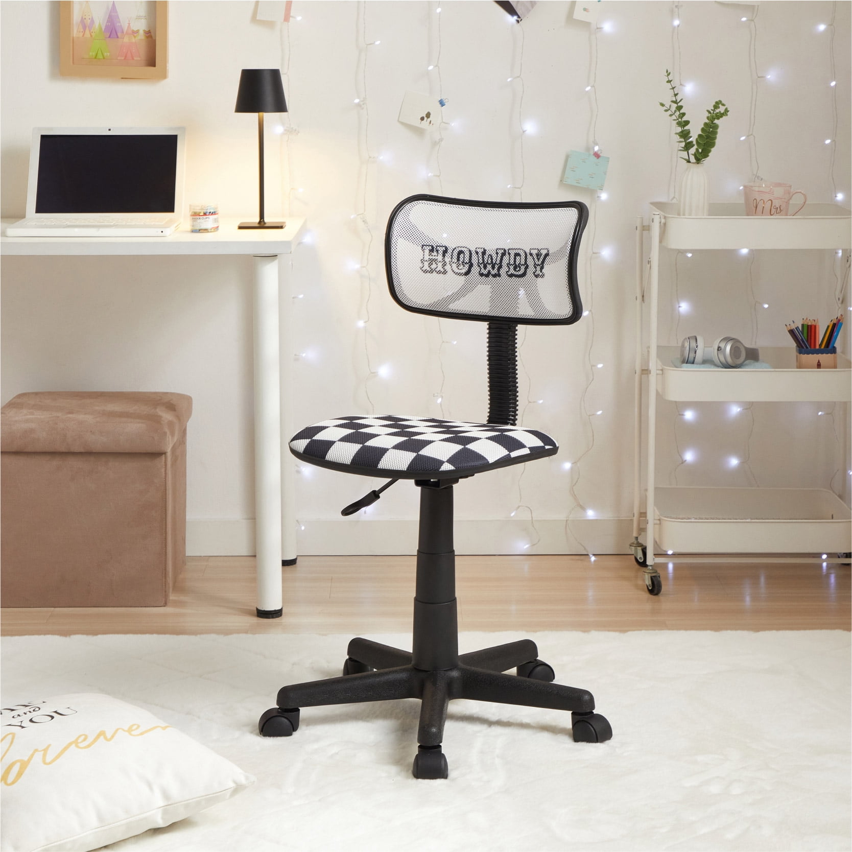 Urban Shop Swivel Mesh Desk Chair, Howdy