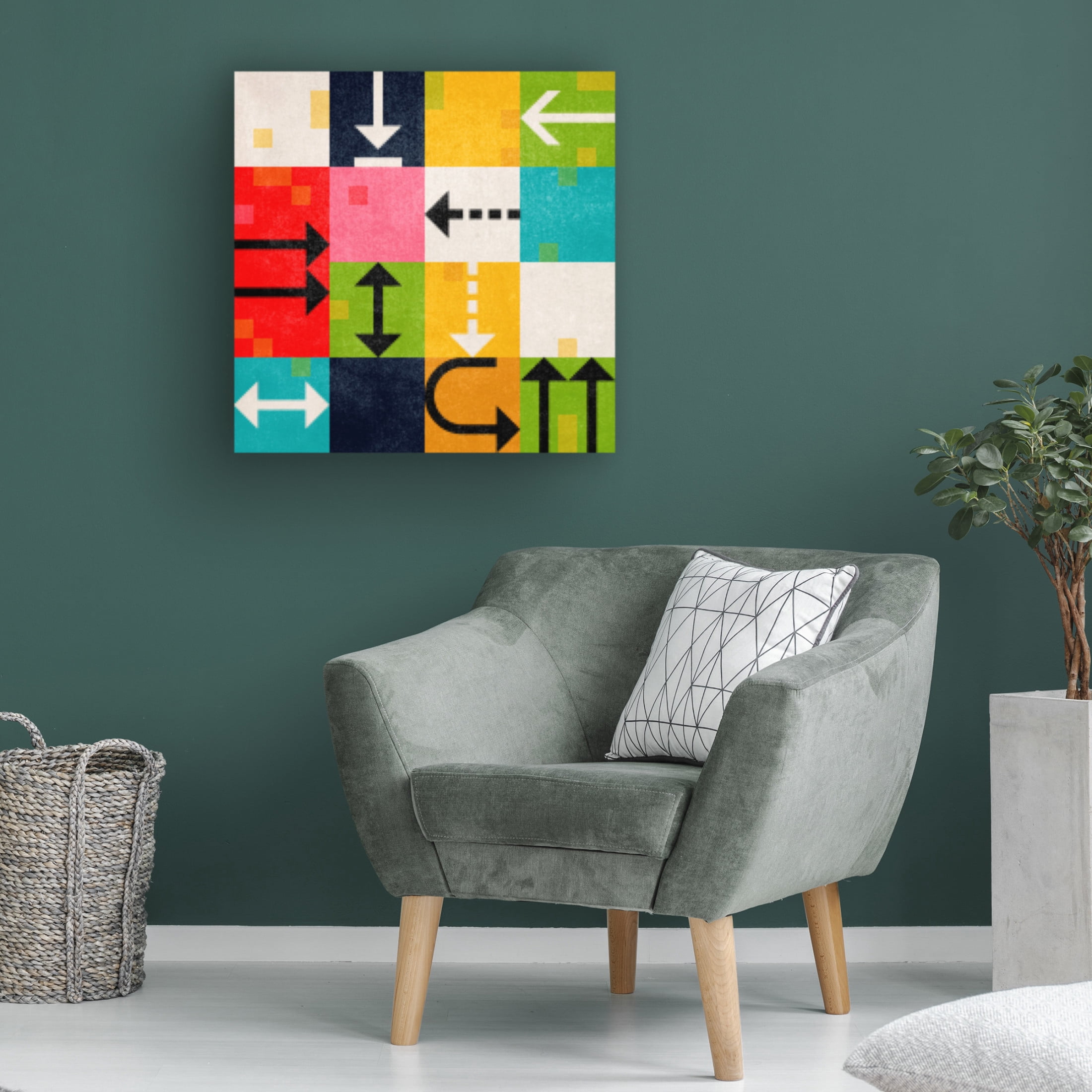 Trademark Fine Art June Erica Vess Cheat Code I Canvas Wall Art