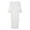 White, variant on Gyujnb Off Shoulder Maternity Maxi Dress Flare Sleeve Side Cutout Ruched Waist Stretchy Bodycon Pregnancy Party Formal Long Dress,S