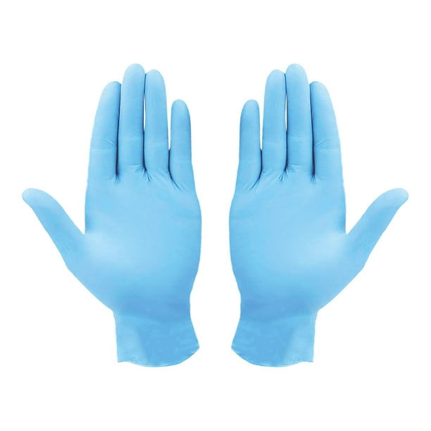 100 Pack Powder Free Nitrile Rubber Disposable Examination Gloves