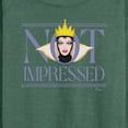 thumbnail image 3 of Disney Villains - Not Impressed - Women's Lightweight French Terry Long Sleeve Shirt, 3 of 5