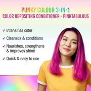Punky Colour 3-in-1 Hair Color Shampoo & Color Depositing Conditioner, Pinktabulous, Pink 8.5 fl oz
