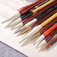 thumbnail image 5 of Pinceles de Caligrafía Pinceles de Caligrafía China Pincel de Pintura con Detalle con Bolsa Organizadora Juego de Pinceles de Acuarela de 11 Piezas, 5 of 5