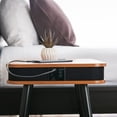 thumbnail image 3 of DPI DecorTech Rectangular End Table with Bluetooth Speaker and USB Charging Port, Walnut, 3 of 14