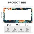 thumbnail image 3 of Floral Summer Pattern Yellow And Blue Abstract Flowers License Plate Cover 2 Pack Flowers And Plants Watercolor Floral Seamless License Plate Cover Front Plates Frames Car Tag Frame, 3 of 6