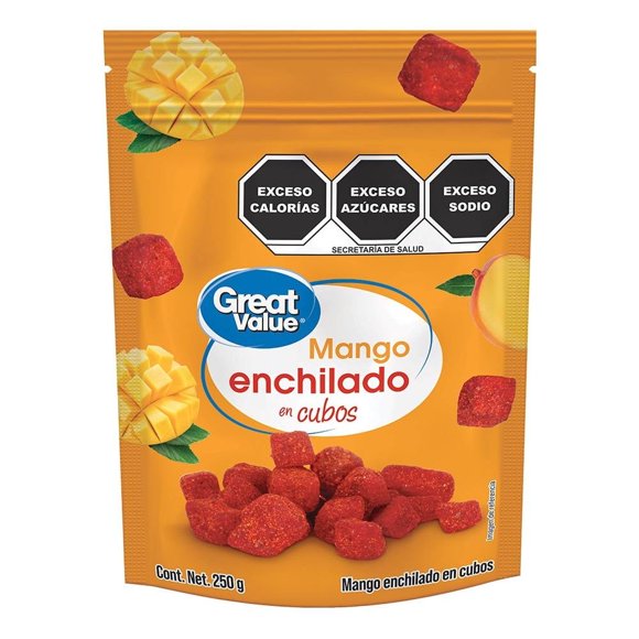 Mango enchilado Great Value en cubos 250 g