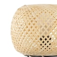 thumbnail image 7 of JONATHAN Y Palma 10.75" Bohemian Rustic Iron/Rattan LED Mini Table Lamp with Smart Bulb, Black/Brown, JYL4042A, 7 of 7