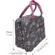 thumbnail image 3 of Bolsas de almuerzo reutilizables con aislamiento, bolsa de picnic con cremallera, contenedor de almuerzo, contenedores de comida para viajes de trabajo con bolsillo frontal para mujeres y niñas (fla, 3 of 5