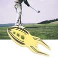 thumbnail image 4 of Herramienta de reparación de chuletas de golf portátil Herramienta de reparación Reparación de césped de golf Puntas Limpiador de ranuras Soporte de Dorado, 4 of 8