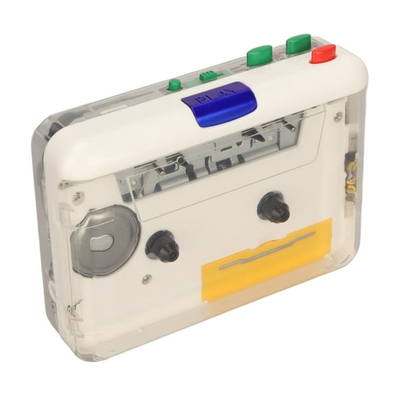 Portable Cassette Players, Portable Tape Player, USB Cassette To MP3 Portable Stereo Audio Music Tape Player, Cassette To MP3 Converter, For PC Laptop