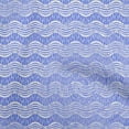 thumbnail image 1 of oneOone Cotton Cambric Violet Fabric Stripes Wave Quilting Supplies Print Sewing Fabric By The Yard 42 Inch Wide, 1 of 4