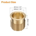 thumbnail image 2 of Faucet Nut Fixed Base, ID 1.18"xH 1.42" Copper Fixing Nut Tap Fastener, Fixed Faucet Assembly for Kitchen and Bathroom, 2 of 5