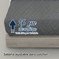 thumbnail image 4 of Sabanas Individuales Microfibra Amplias Relieve Nubisuave Nubisuave  Liso Individual Relieve, 4 of 5