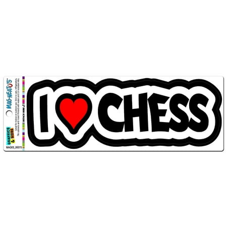 

I Love Heart Chess MAG-NEATO S(TM) Car/Refrigerator Magnet