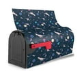thumbnail image 3 of Naloa Space Dinosaur Mailbox Covers Magnetic Post Box Cover Post Letter Box Cover Garden Decor-21x18 in, 3 of 8