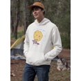 thumbnail image 2 of Love Moon And You Hoodie Men -Image by Shutterstock, Male 3X-Large, 2 of 4