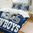 thumbnail image 2 of Football Cowboys Bedding Set Couple Bedclothes Pillowcase Home Textiles Bed 3pcs Set for Bedroom Customized Decoration Twin, 2 of 6