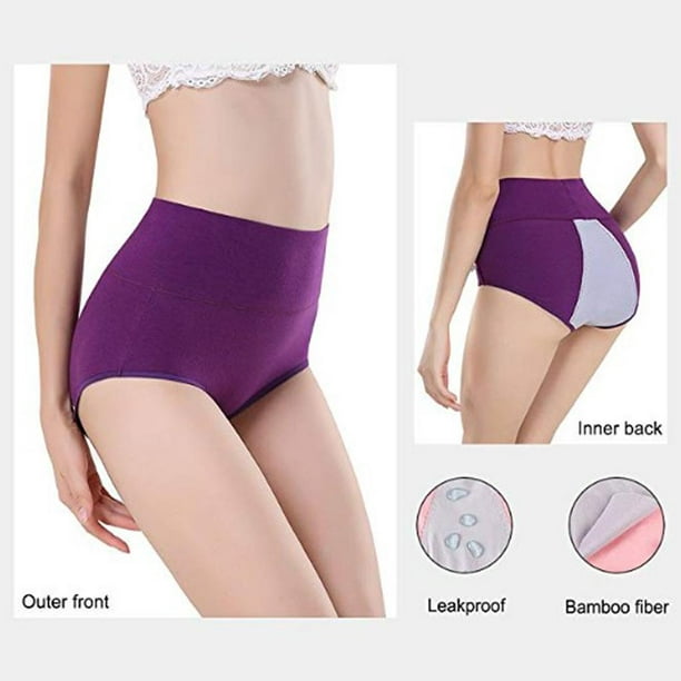 Period Pants Heavy Flow Womens Leakproof Panties Cotton Menstrual Underwear  Women Period Briefs