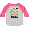 thumbnail image 3 of Inktastic Cute Sloth I Love My Grammy with Green Leaves Boys or Girls Toddler T-Shirt, 3 of 5