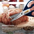 thumbnail image 2 of Tijeras de cocina KitchenAid multiusos de acero inoxidable, color azul, 2 of 4
