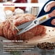 thumbnail image 2 of Tijeras de cocina KitchenAid multiusos de acero inoxidable, color azul, 2 of 4