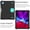Black+Aqua, variant on Case For iPad Pro 11 inch M4 (2024)/Air 11 M2 (2024)/Air 11" M3 (2025) Lightweight Contrast Color Cover With Pen Holder and Shoulder Strap