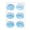 Blue, variant on Antislip Drum Skin Covers With Vibrations Damping Shock Absorbing Drum Skin Protectors For Smooth Playing Experience