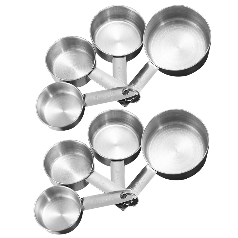 2 Sets of Household Measuring Spoons Metal Measuring Spoons Baking