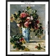 thumbnail image 3 of Roses and Jasmine in a Delft Vase, 1880-1881, Botanical Framed Art Print Wall Art by Pierre-Auguste Renoir Sold by Art.Com, 3 of 6