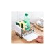 thumbnail image 4 of Sink Sponge Holder Kitchen Sink Organizer Under Sink Storage Kitchen Sink Storage Bathroom Sink Room Storage Black, 4 of 5