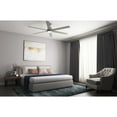 thumbnail image 5 of Hunter - Gravity Indoor Ceiling Fan With Light, Remote, 72-inch, Matte Silver, Casual-style, 6-speed, Energy Star, WiFi Smarthome, 51884, for Living Rooms, Bedrooms, 5 of 18