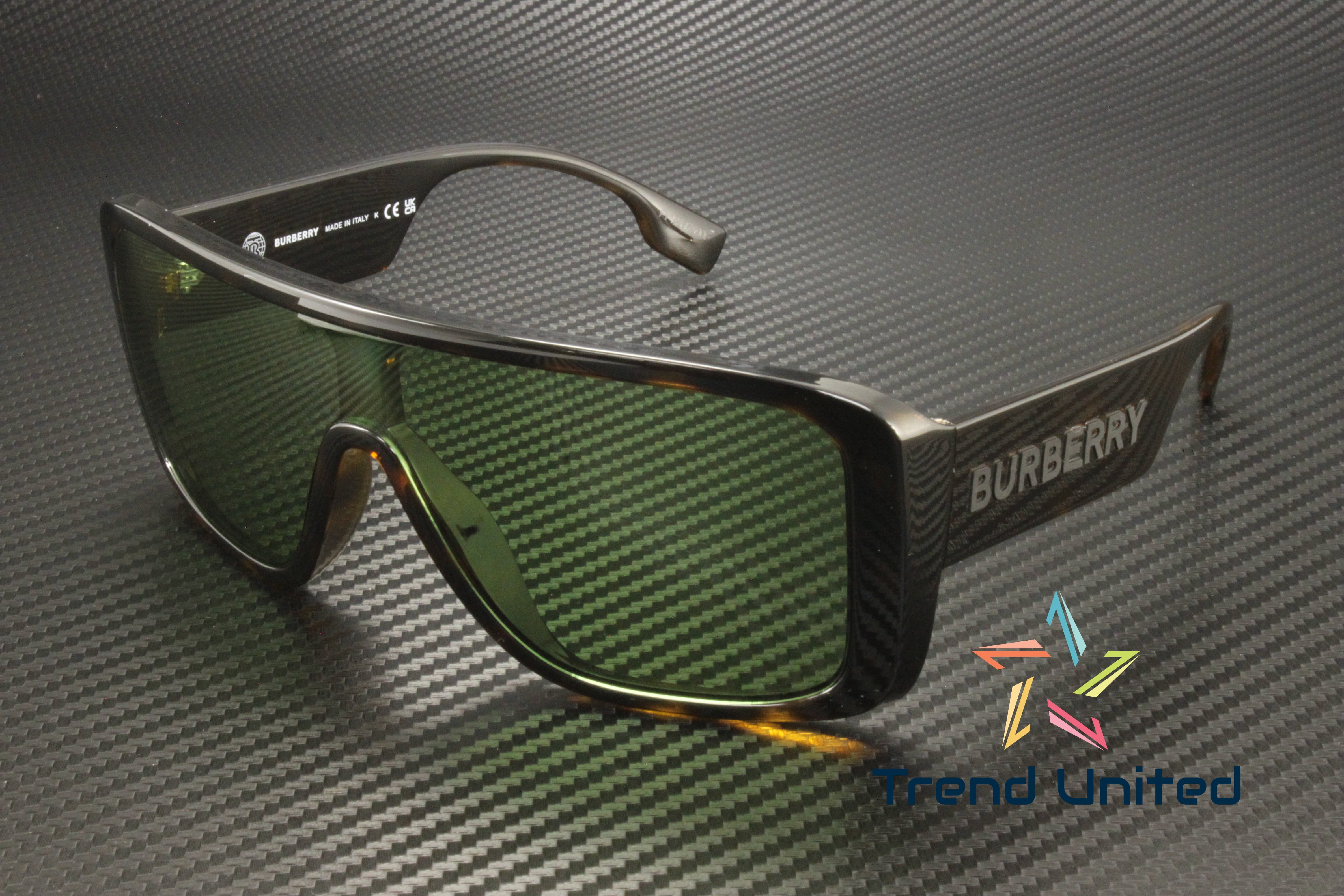 NWT Burberry BE4439 Blue Round 51mm Sunglasses Burberry Men main image 2