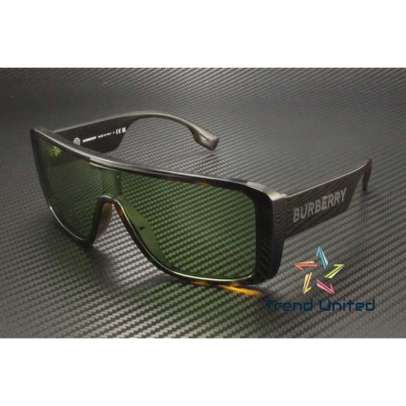 Burberry BE 4401U Injected Mens Irregular Sunglasses Dark Havana 130mm Adult