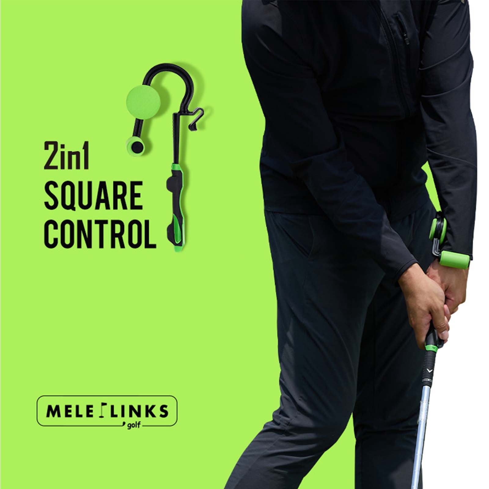 2In1 SquareSet Swing Trainer for Outdoor Sports Pro Corrector Feel Based Instant Pads Fix Universal Fit Swing Strengthen Grip and Posture