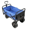 thumbnail image 5 of DUOSONG Folding Wagon Garden Shopping Beach Cart (Blue) Blue Metal Garden & Outdoor Garden Supplies Garden Carts, 5 of 27