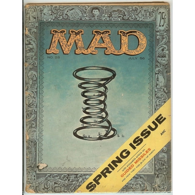 MAD Magazine Vintage de Collection No 28 Juillet 1956 Bon (g)