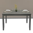 thumbnail image 1 of K-Living Solid Wood Nellie Dining Table in Grey, 1 of 3