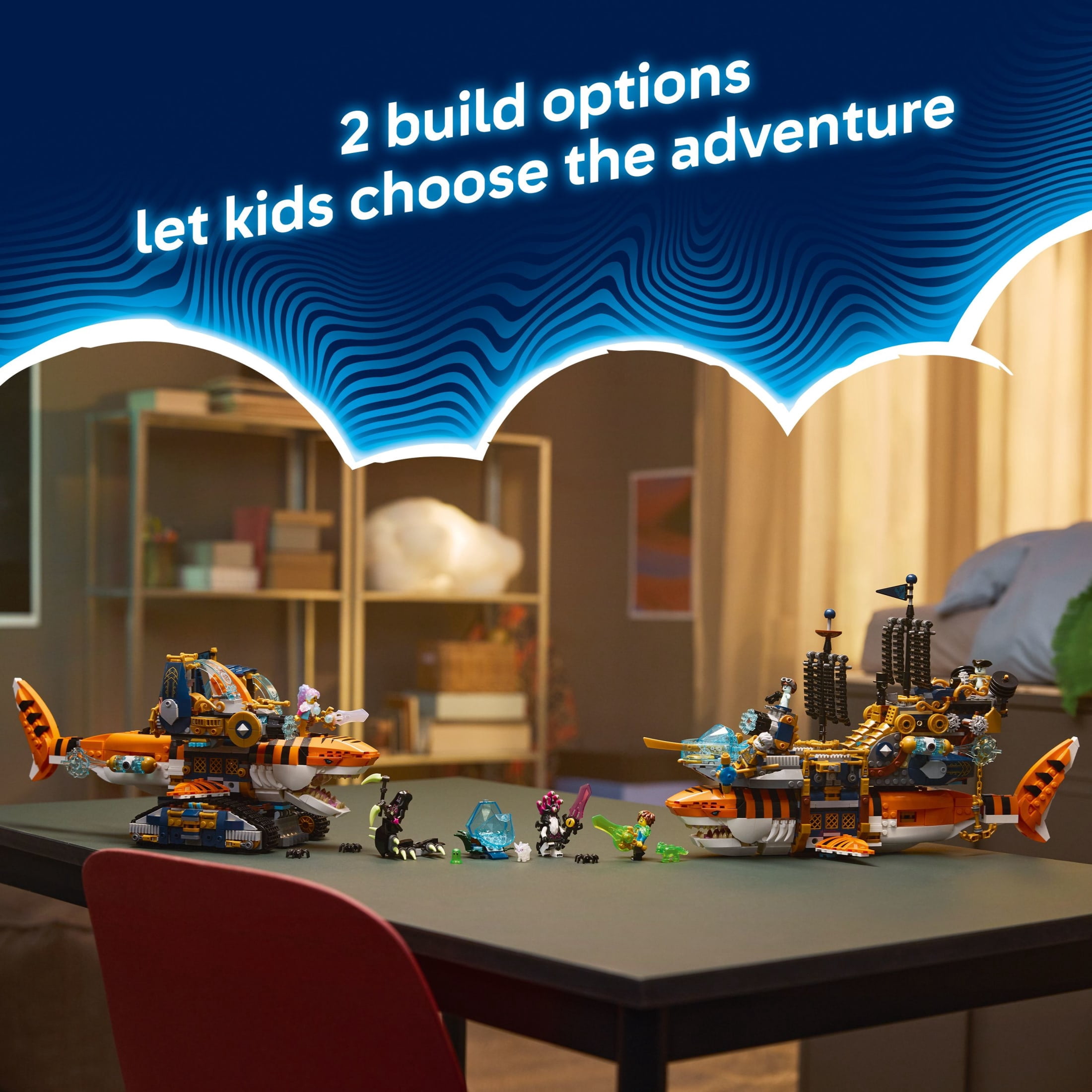 LEGO DREAMZzz Tiger Shark Building Toy for Kids - 71515, 1548