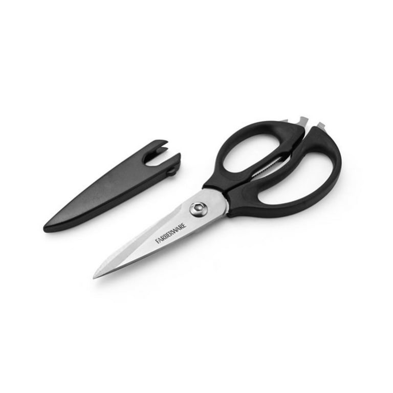 Linoroso Kitchen Scissors Heavy Duty Kitchen Shears with Magnetic Holder Made with Japanese Steel 4034 - Graphic,Tiger