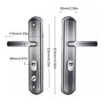 thumbnail image 3 of Guardoinrt 1 Pair Security Door Handle Entry Lever Replacement Hardware Accessory 1Set, 3 of 6