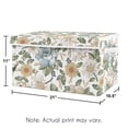 thumbnail image 3 of Vintage Floral Blue and Yellow Storage Fabric Toy Box by Sweet Jojo Designs, 3 of 4