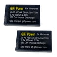 thumbnail image 5 of Maximalpower Battery for Parrot Mini Drones Jumping Sumo / Rolling Spider Battery, 3.7v 600mAh Li-po Battery w/Circuit Protective IC for Drone Flying (2 Pack), 5 of 9