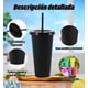 thumbnail image 3 of Vasos Reutilizables de Plastico, Vasos de Plástico de Colores con Tapa y Popote, Perfecto para fiestas y oficinas, 3 of 4