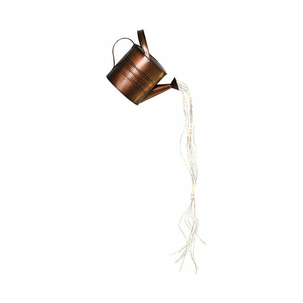 Regadera De Hierro Al Aire Libre Luz Solar Incorporada 300Mah Batería Ecológica Práctico Al Aire Libre Hermosa Estrella Luz De Ducha Lámpara De Agua Vertida Estrellada Decoración De Jardín Minnieouse HA025135-03